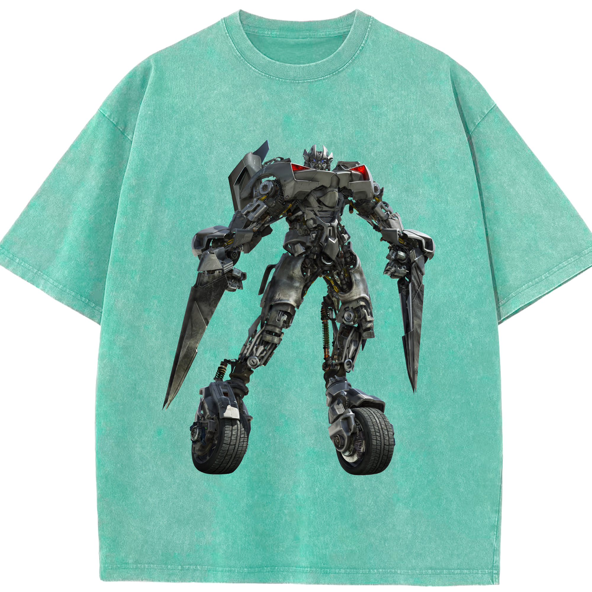 （画像用） Transformers トランスフォーマー 綿100% ヴィンテージ風 半袖Tシャツ（フロントプリント）
